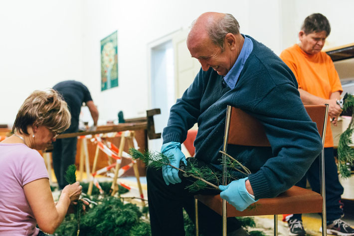 Lebenswege Halle - Eine Pforte zum Advent