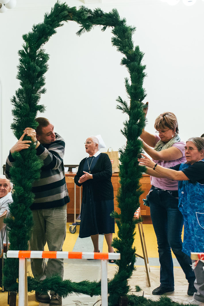 Lebenswege Halle - Eine Pforte zum Advent